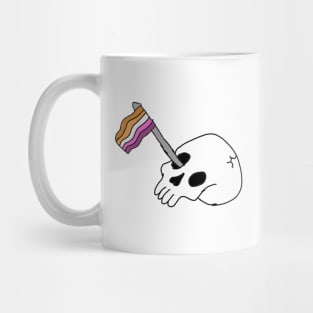 Lesbian skelly Mug